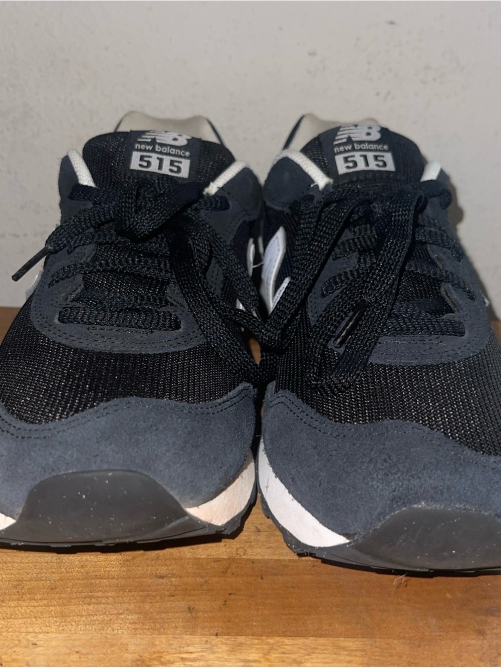 New Balance Men’s 515 Running Jogging Sneakers Black/White Suede Sz 12 - Picture 8 of 13